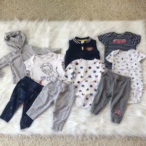 3 x Matching Sets! Carter’s boys 6 Months